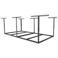 x8 Overhead Garage Storage Rack Ceiling-Mounted 600lbs Capacity Black - $78.00