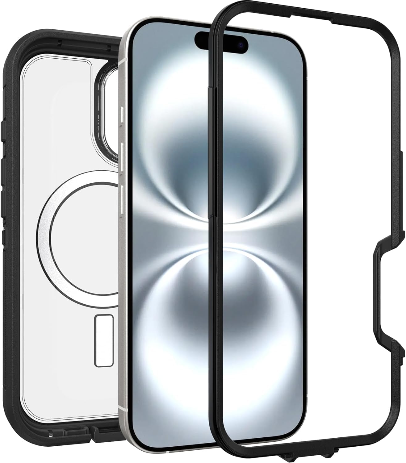 OtterBox iPhone 16 Plus Defender Series XT Case - Rugged MagSafe - Dark Side