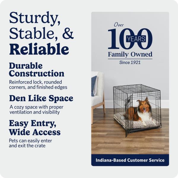 Midwest 36-Inch Single Door iCrate, for Medium-Large Breeds, 41-70 lbs Retail $61.00