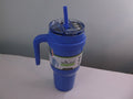As-Is Reduce Cold 1 40oz Vacuum Insulated Stainless Steel Tumbler w Handle  Straw - Blueberry
