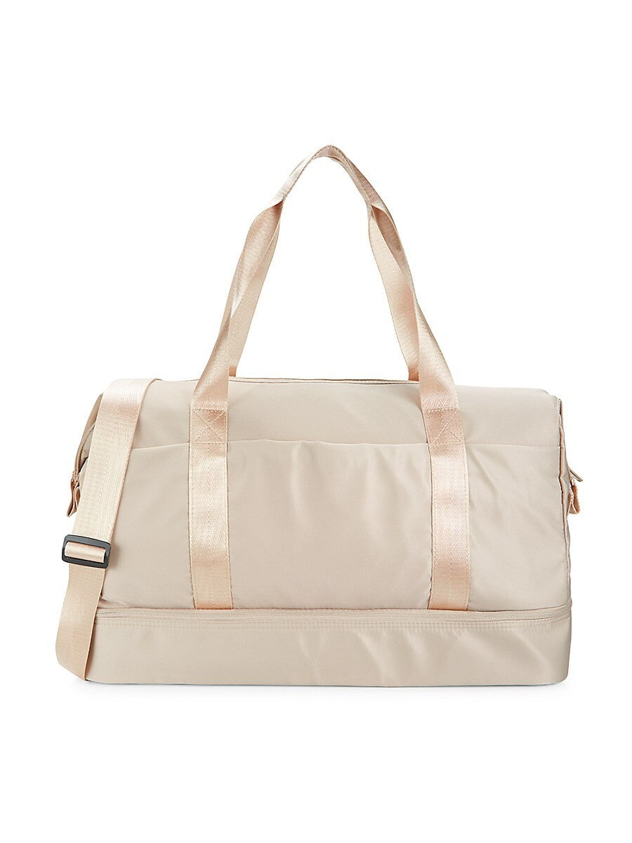 Mytagalongs Toronto Weekender Duffel Bag - Beige Retail $39.00