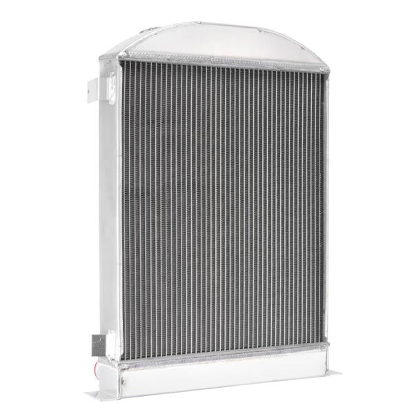 -Row Aluminum Radiator for 1930-1932 Ford Model A and 1933-1938 Ford Model 40 Chevy V8 Engine