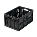 Open-Box New Clax Folding Storage Crate - 48 Qt 12 Gal Black