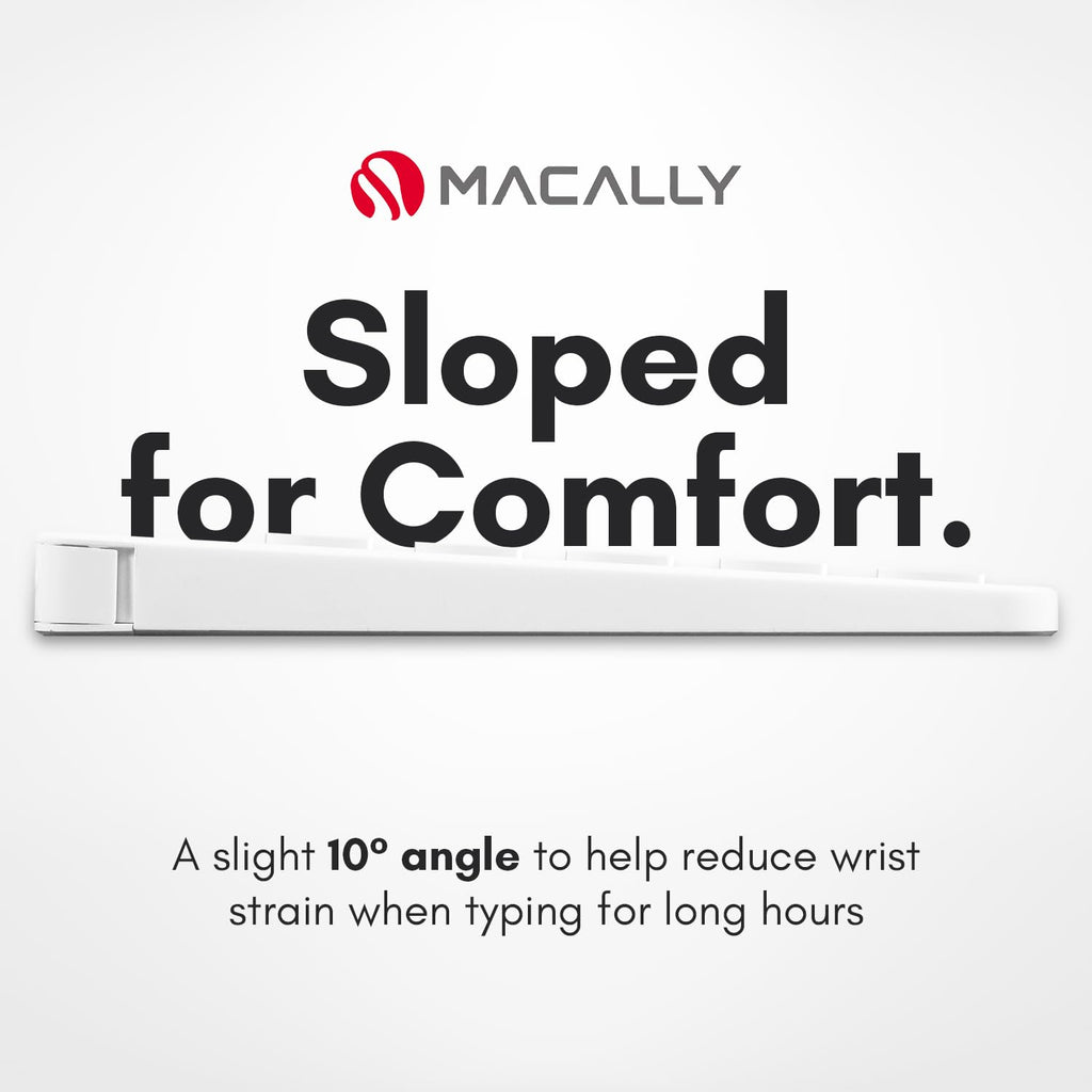 Open-Box New Macally Bluetooth 18-Key Rechargeable Wireless Numpad - White Retail $29.00