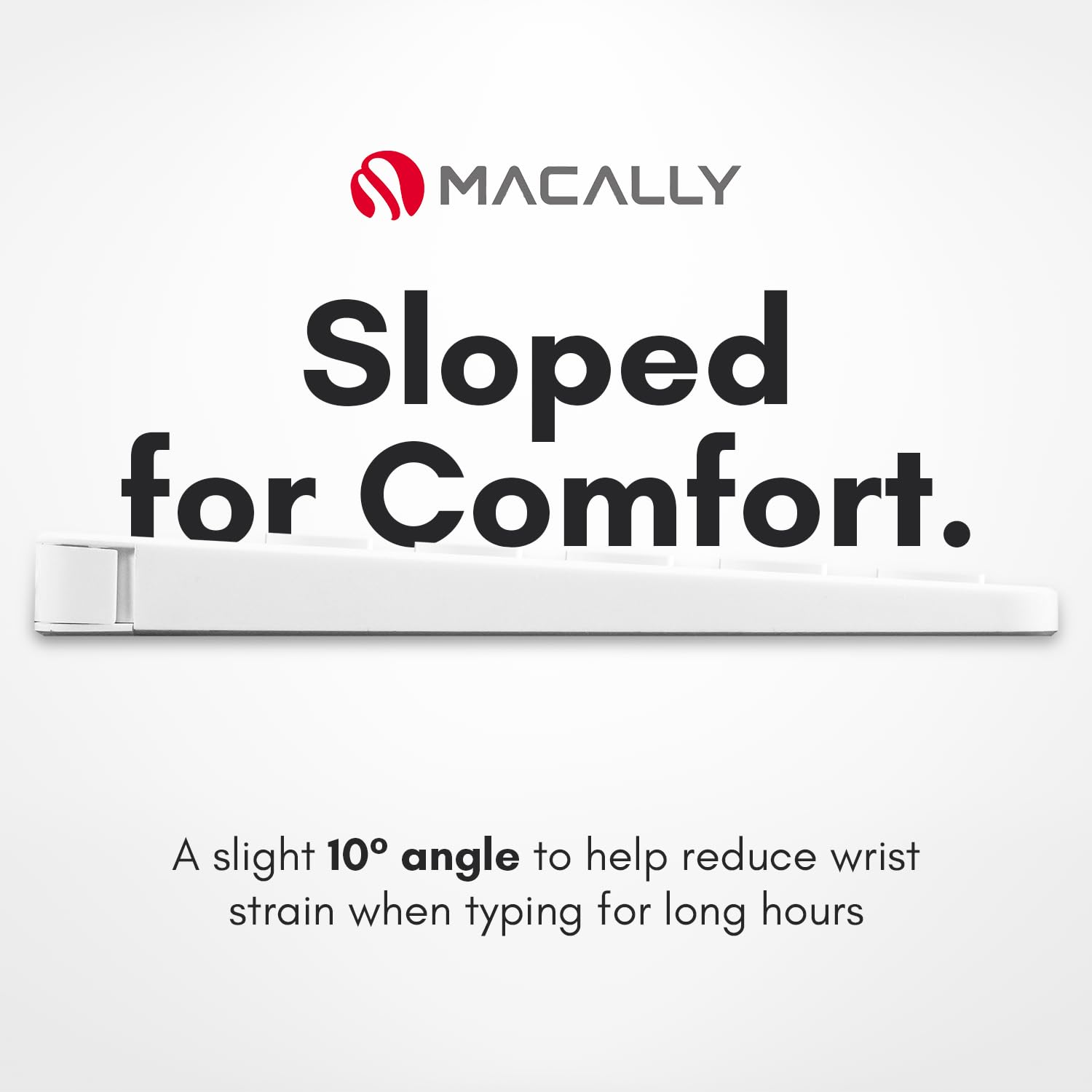 Open-Box New Macally Bluetooth 18-Key Rechargeable Wireless Numpad - White Retail $29.00