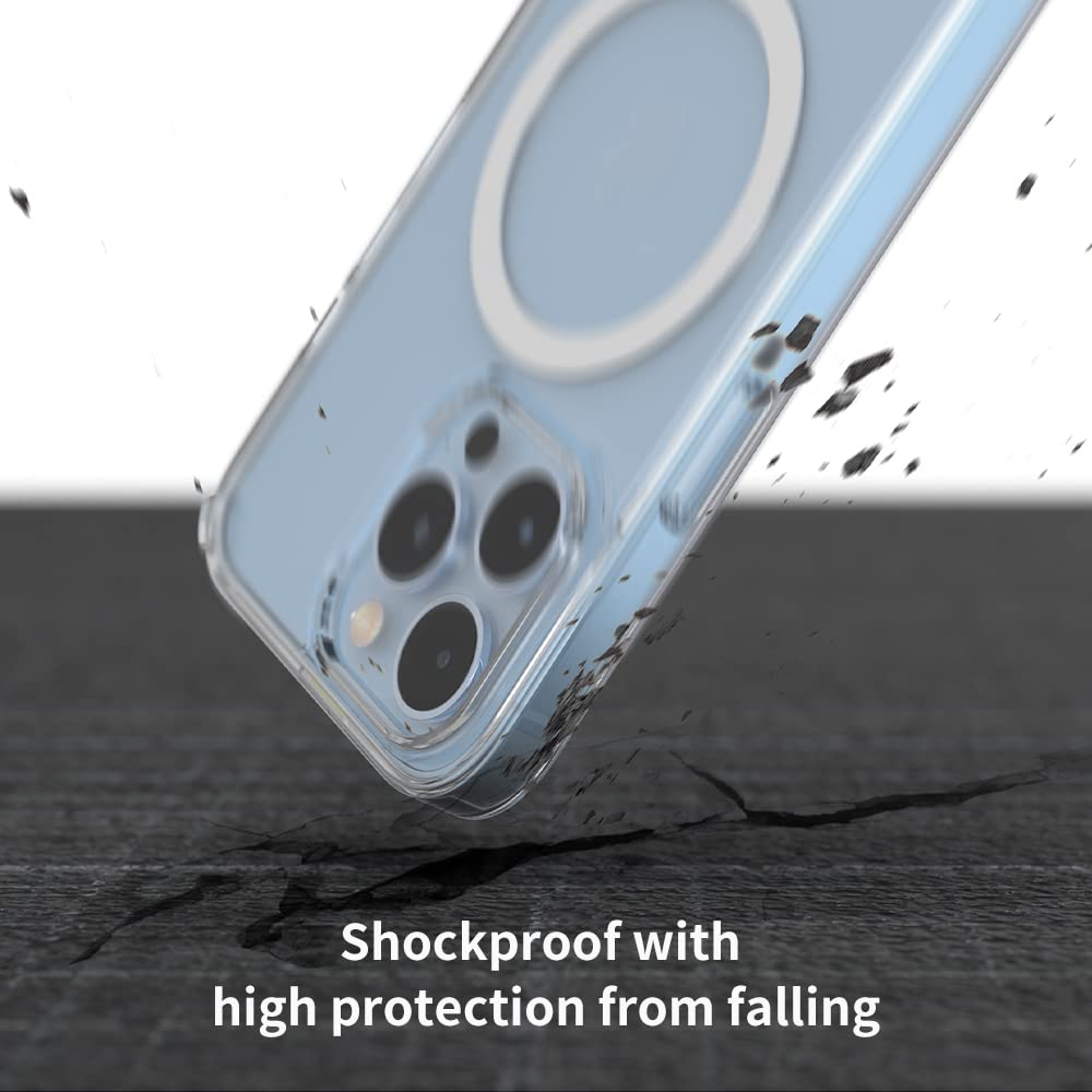 iPhone 15 M-Airclo Basic MagSafe Compatible Clear Shockproof Case