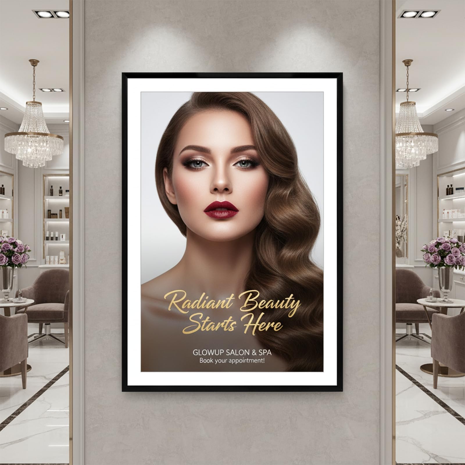 Boarding 22.375X34 Poster Frame 4 Pack, Scratch-Proof Picture Frames for Wall Gallery, Slide-In Strips,Photo Frame 22.375 by 34 for Horizontal or Vertical Wall Display, Black Retail $55.00