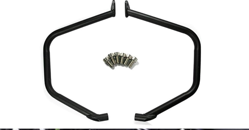 Victory Cross Country Crash Bars Black Powder-Coated Steel - Image 1