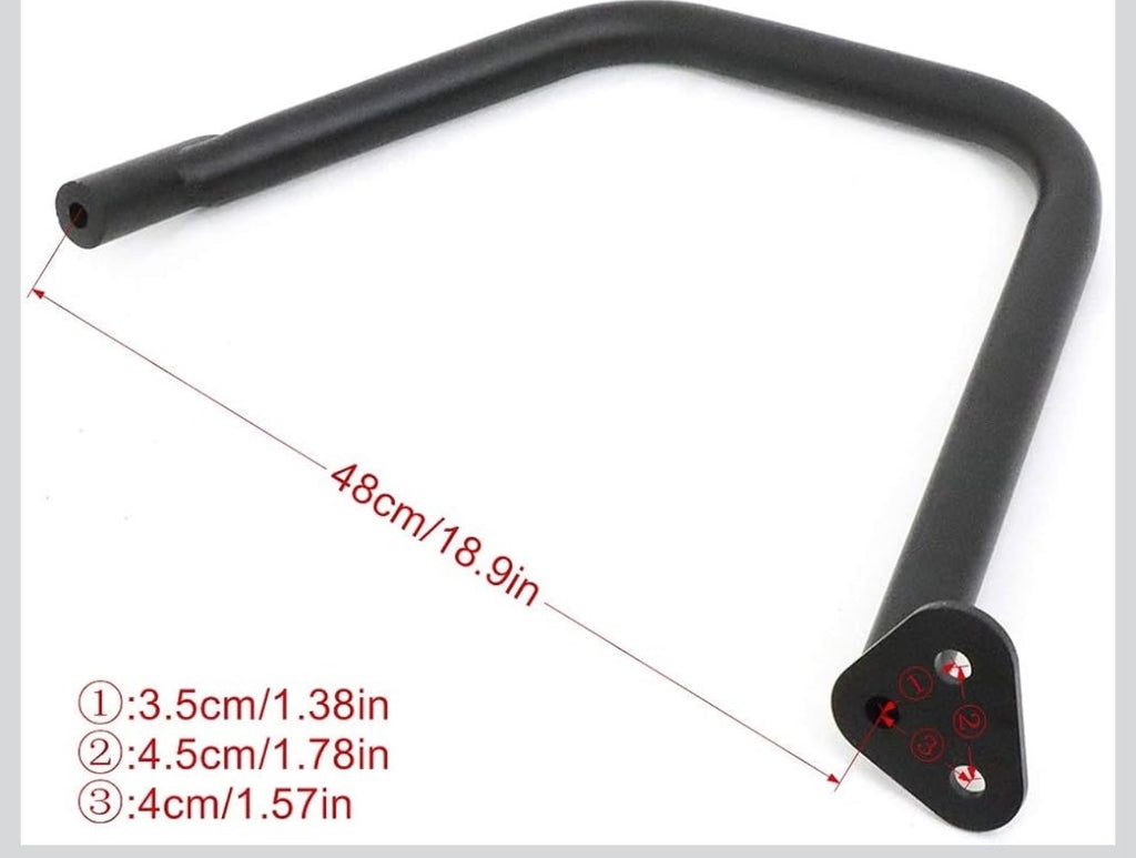Victory Cross Country Crash Bars Black Powder-Coated Steel - Image 3