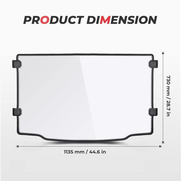 Front Windshield for Polaris Ranger Midsize 570 500 SPCrew 2016-2025 Scratch Resistant PC