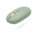 Open-Box New Macally Green Wireless Bluetooth Quiet Click Rechargeable Mouse Retail $29.00