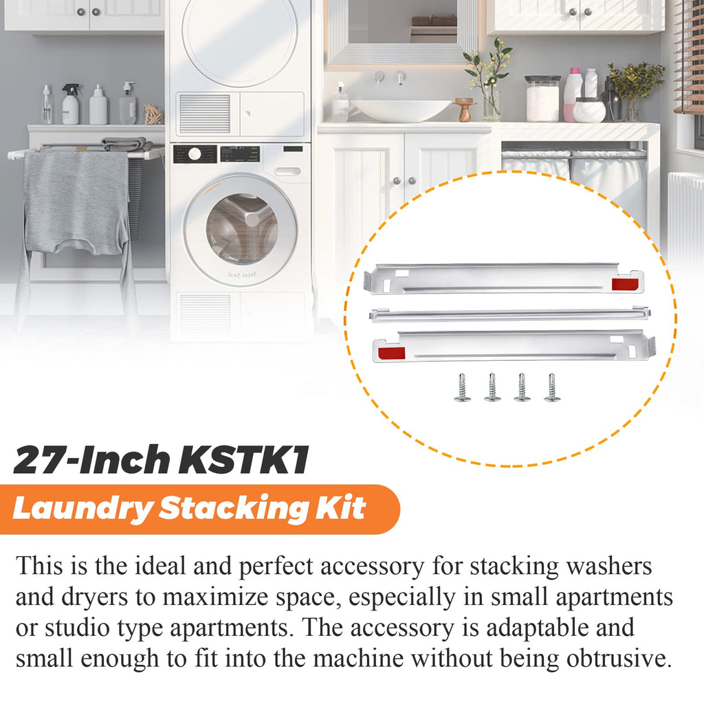 Beaquicy KSTK1 27-inch Washer Dryer Stacking Kit