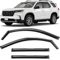 CLIM ART in-Channel Incredibly Durable Rain Guards for Honda Pilot 2023-2027, Original Window Deflectors, Vent Window Visors, Vent Deflector, 4 pcs. - 623022 Retail $69.00