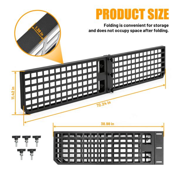 Truck Bed Divider Compatible with 2019-2025 Chevy Silverado&GMC Sierra 1500