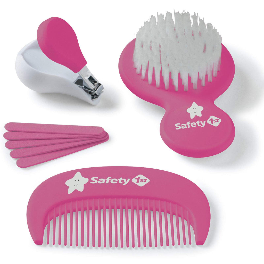 SafetyFirst All-in-1 Nursery Baby Care Health  Grooming Kit Pink