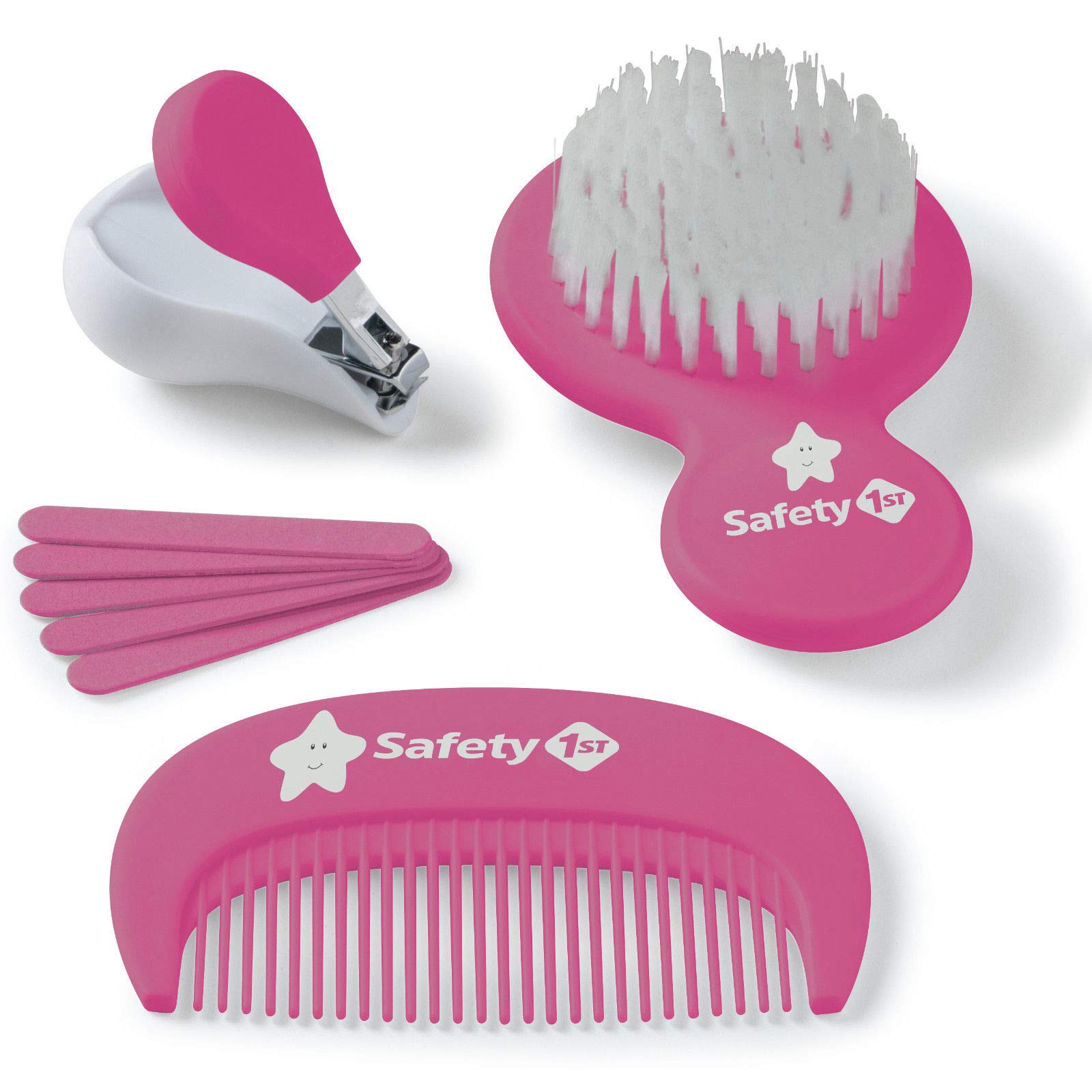 SafetyFirst All-in-1 Nursery Baby Care Health  Grooming Kit Pink