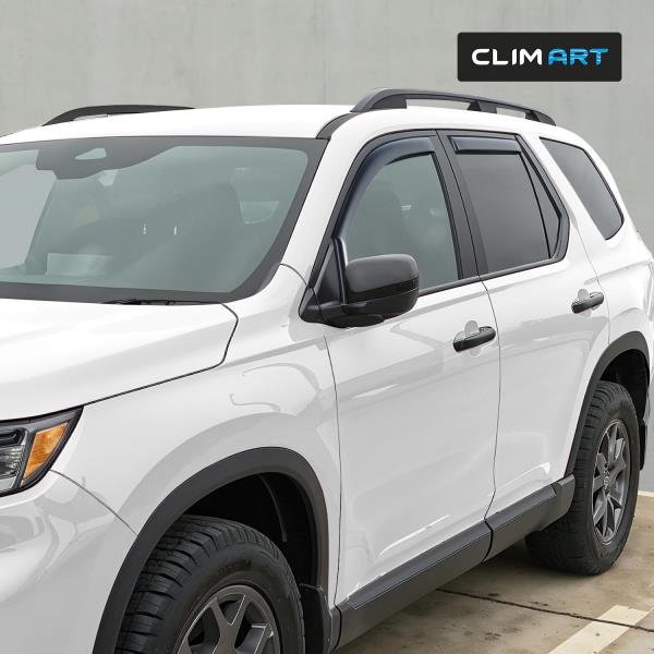 CLIM ART in-Channel Incredibly Durable Rain Guards for Honda Pilot 2023-2027, Original Window Deflectors, Vent Window Visors, Vent Deflector, 4 pcs. - 623022 Retail $69.00
