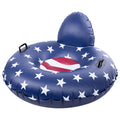 New As-Is PMNY 47-inch Thickened Snow Tube with Backrest  Reinforced Handles Retail $37.00