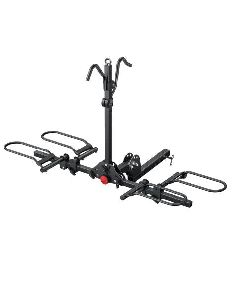 '-Bike Hitch Mount Platform Rack for 2 Inch Receiver Fits Up to 5-inch Fat Tires 200LB Capacity