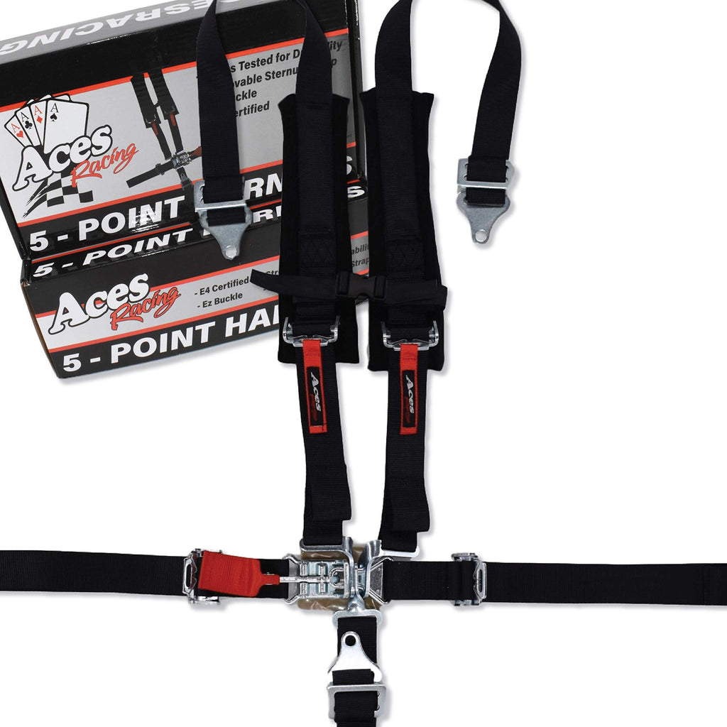 Point Harness with 2 Inch Padding Black - Universal Fit for UTVSxS Retail $64.00
