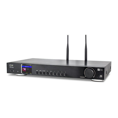 Black WR-50 Internet Radio Tuner Component with Wi-Fi Bluetooth USB  2.4 Color Display