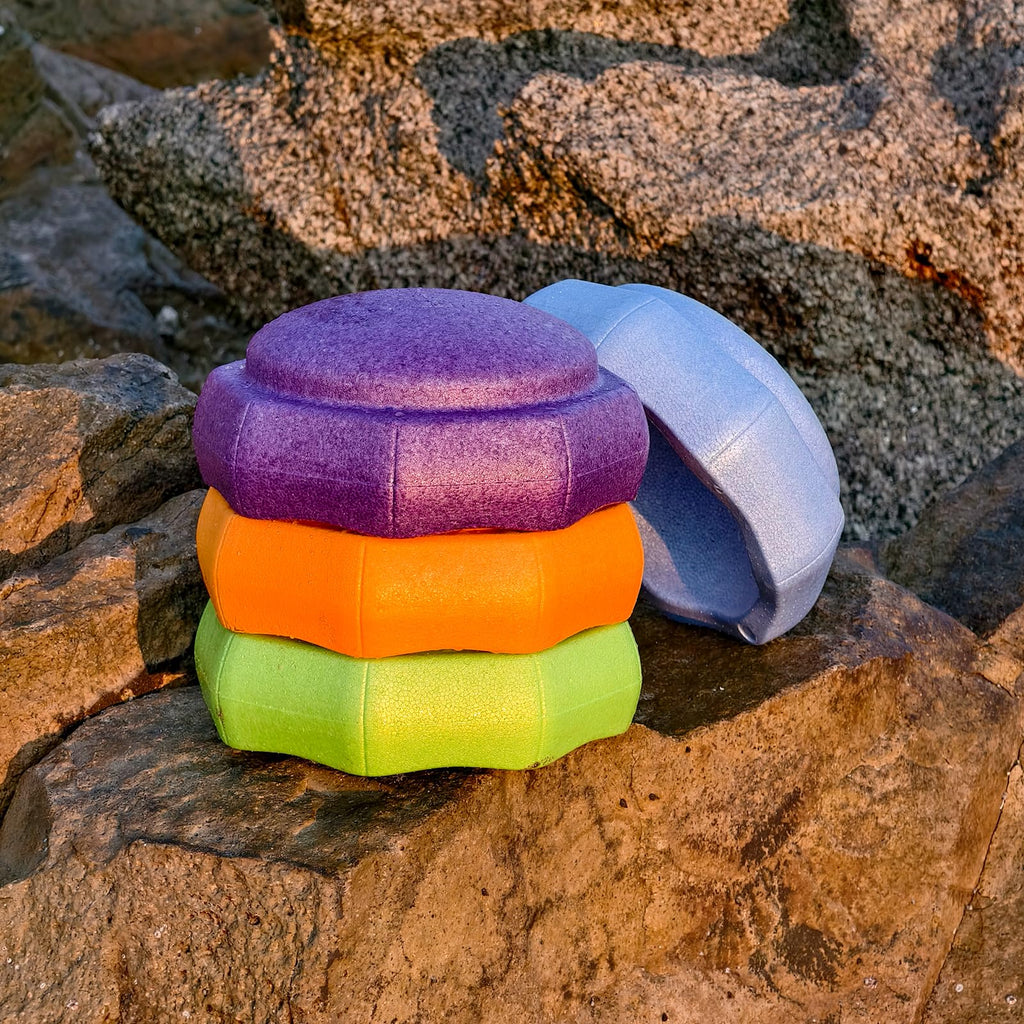 New As-Is joybond 6-Pc. EPP Balance Sensory Stepping Stones - Pastel Rainbow Retail $71.00