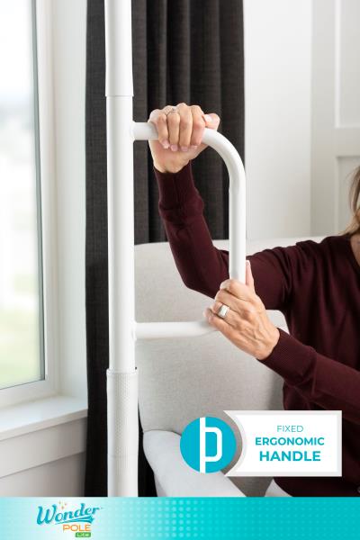Stander Wonder Pole Lite Adjustable Floor to Ceiling Safety Grab Bar