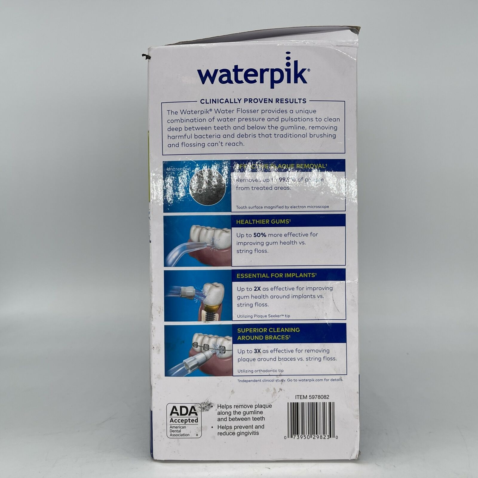 As-Is New Waterpik Evolution  Nano Water Flosser Combo Pack Retail $144.00