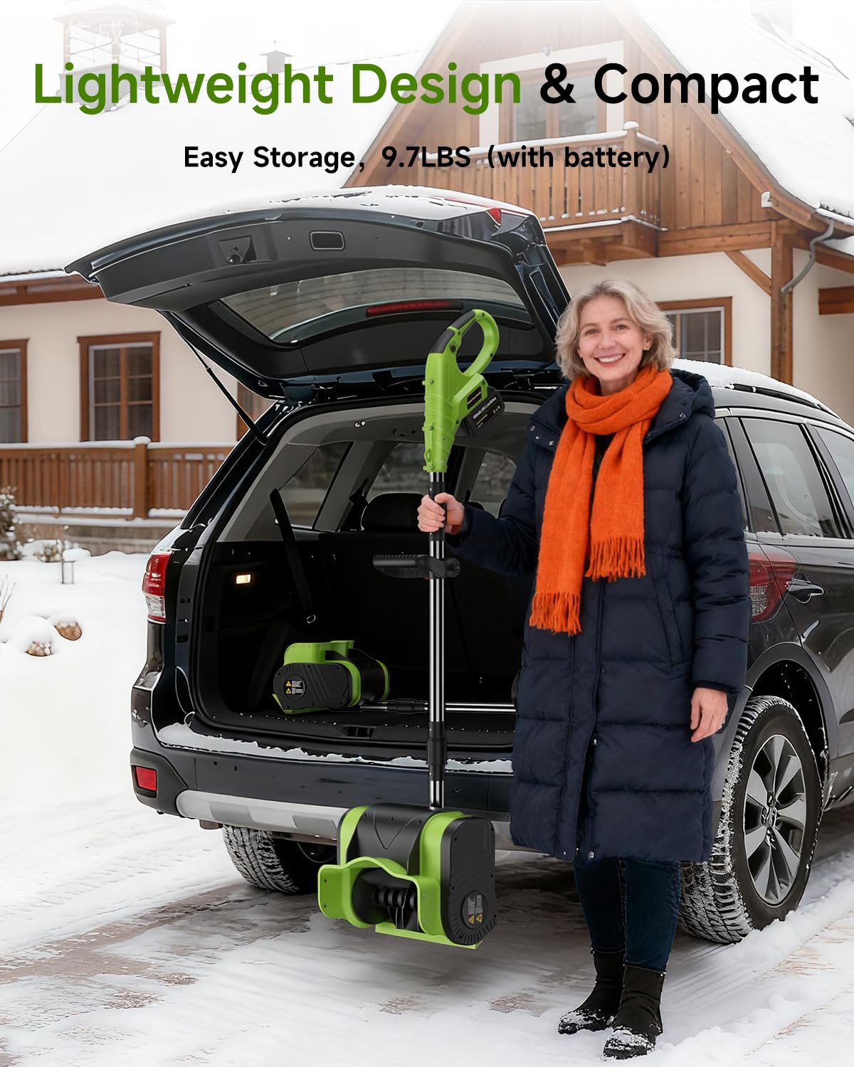 $219.00 KAFKESC 20V 12-inch Snow Shovel