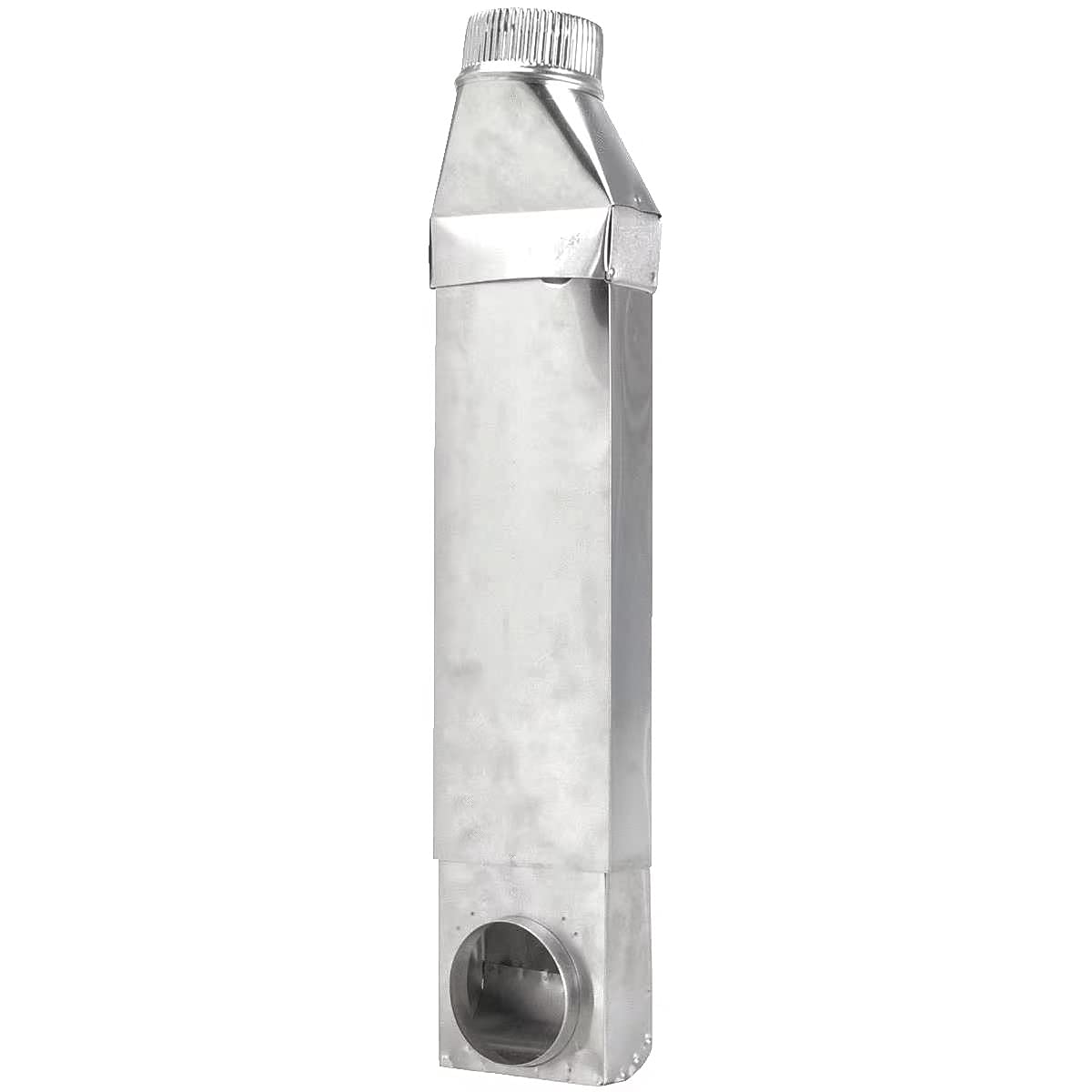 Space Saver Aluminum Dryer Vent Duct Adjustable 28-45 Straight Outlet - Silver