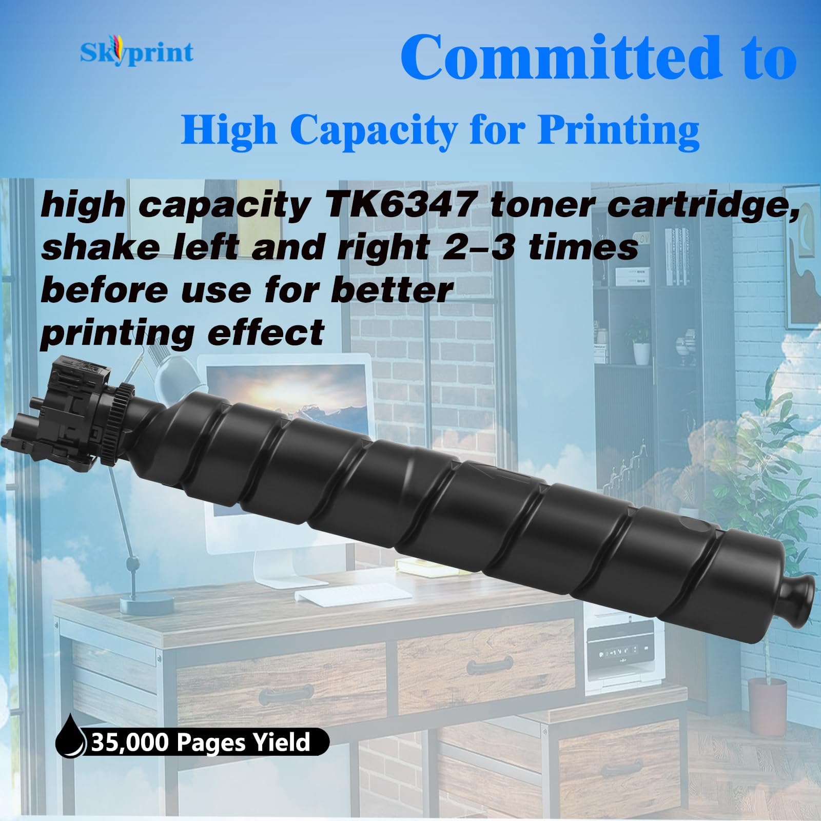 TK-6347 Black Laser Printer Toner Cartridge 35000 Page Yield $29.25