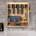 Open-Box New Mayyol Drill Charging Station  Power Tool Storage Organizer with 5 Drill Holder Retail $69.99