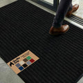 Traffic Guard Heavy Duty Indoor Outdoor Door Mat 72x48 Black Retail $55.00