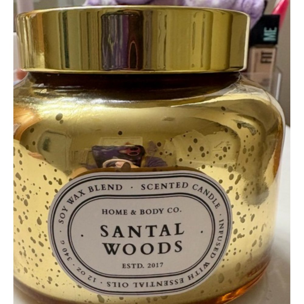 Soy Wax Blend Scented Candle Set 4 Scents 12 oz Each