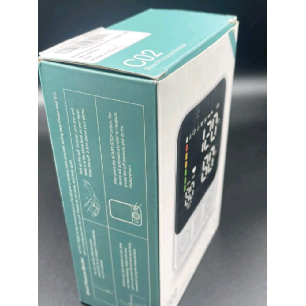 C02 Automatic Blood Pressure Monitor White Retail $25.00
