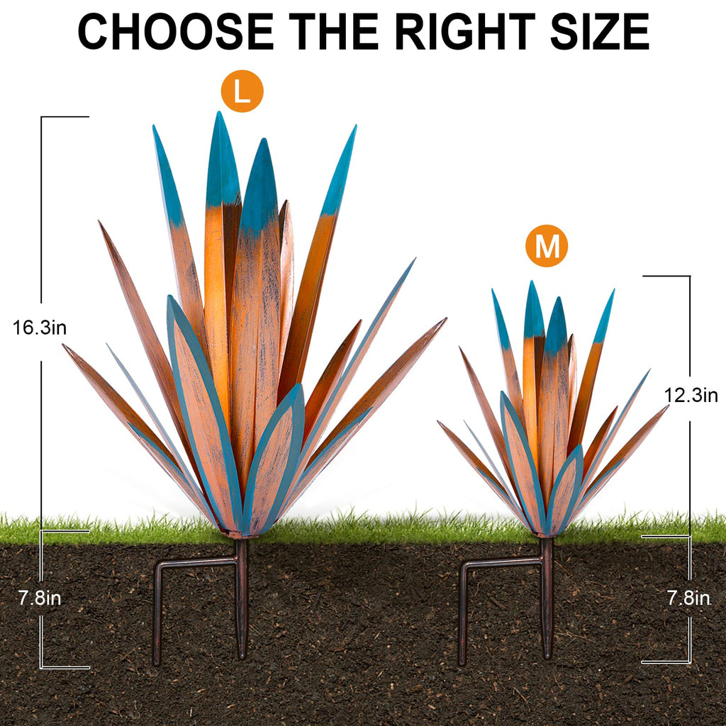 Metal DIY Tequila Agave Plant Garden Sculpture
