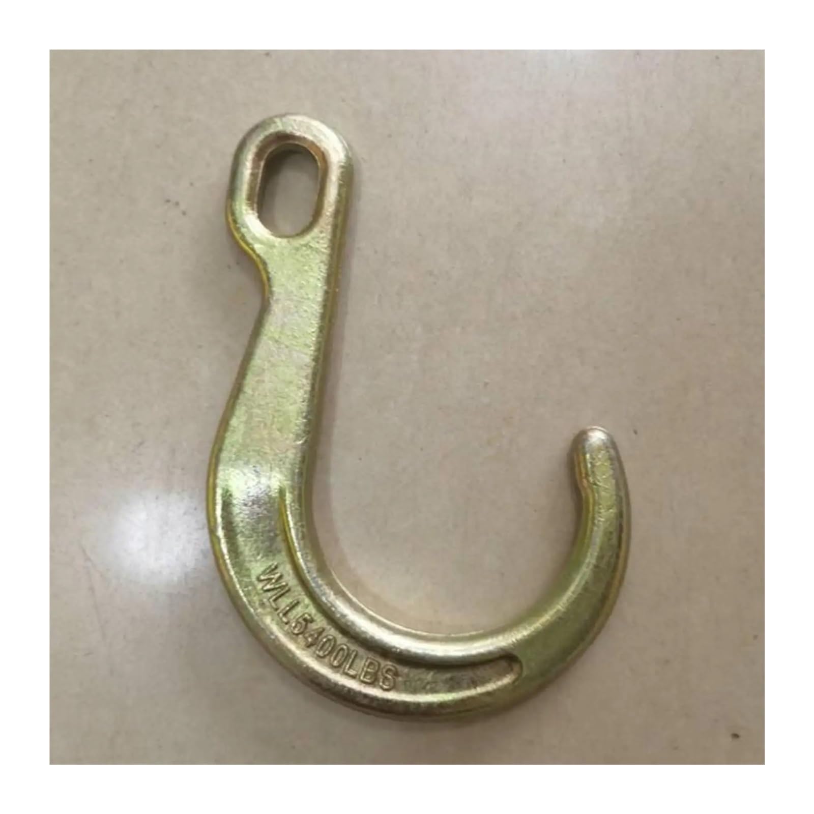 Gold Alloy Steel J Hook for Trailer Towing Winching Trucks  Machinery