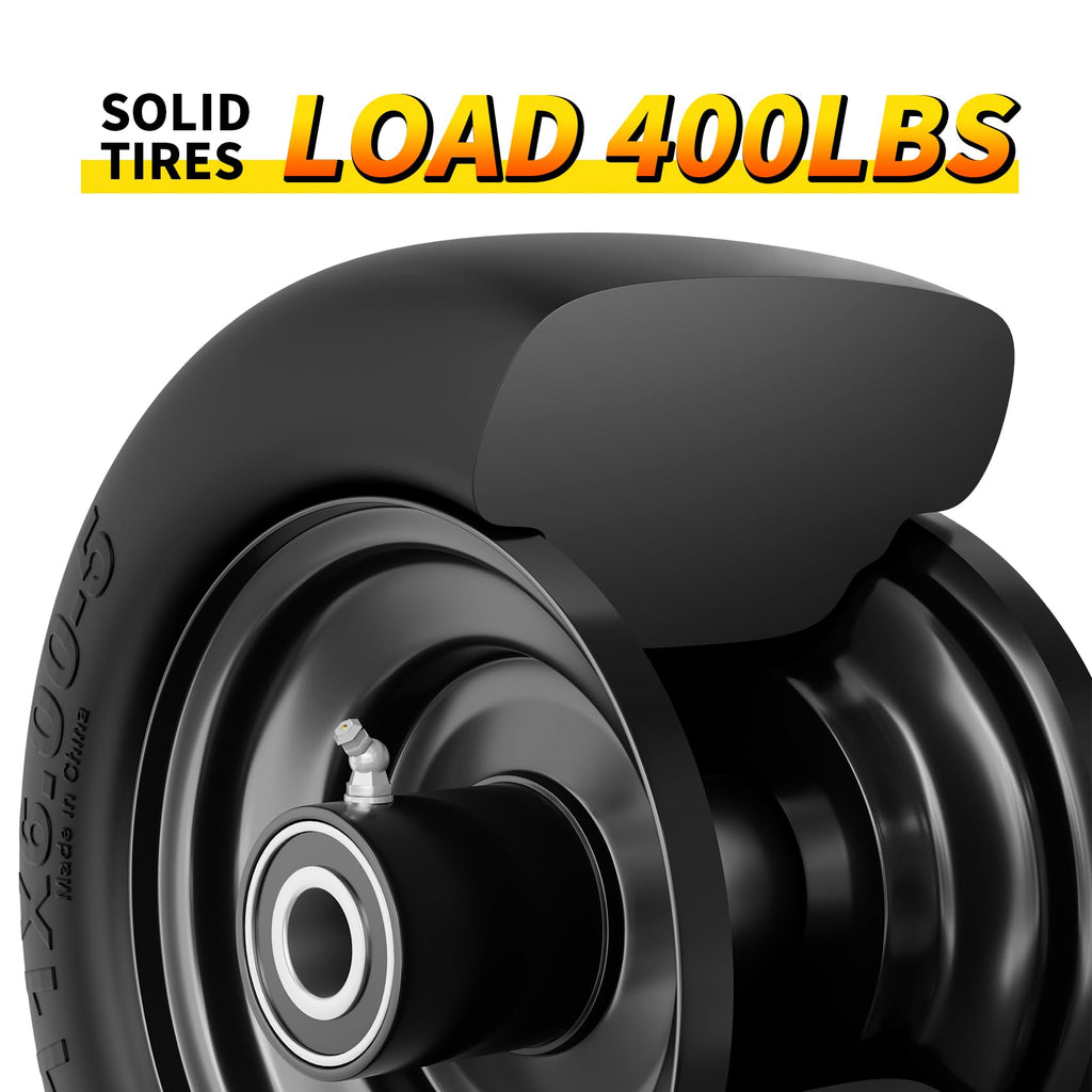 New RONPOW 11x6.00-5 with Flat Free Design - Lawn Mower Tire