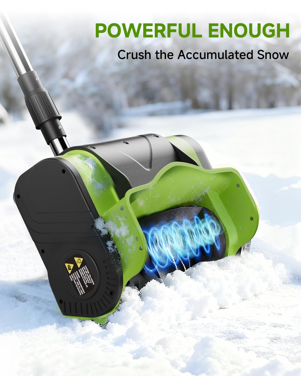 New/open box 20V 12in Cordless Brushless Motor Electric Snow Shovel