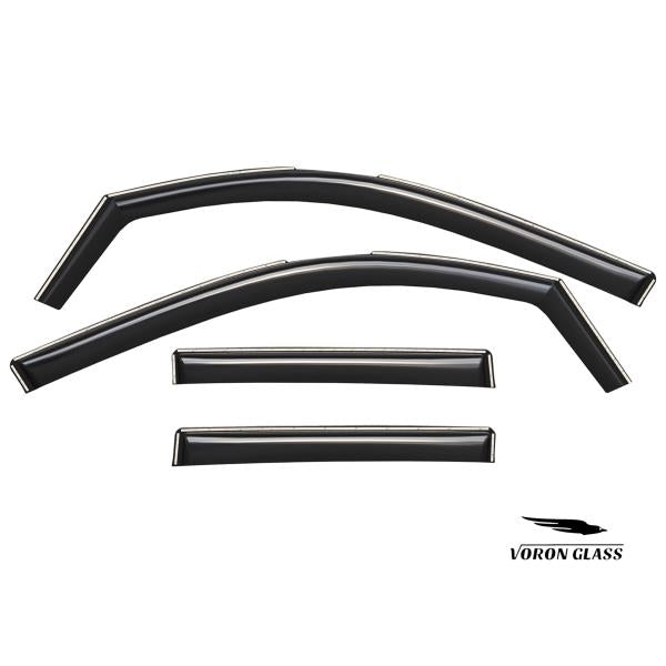 In-Channel Rain Guards for Toyota 4Runner 2025-2026 4-Piece Window Deflector Set