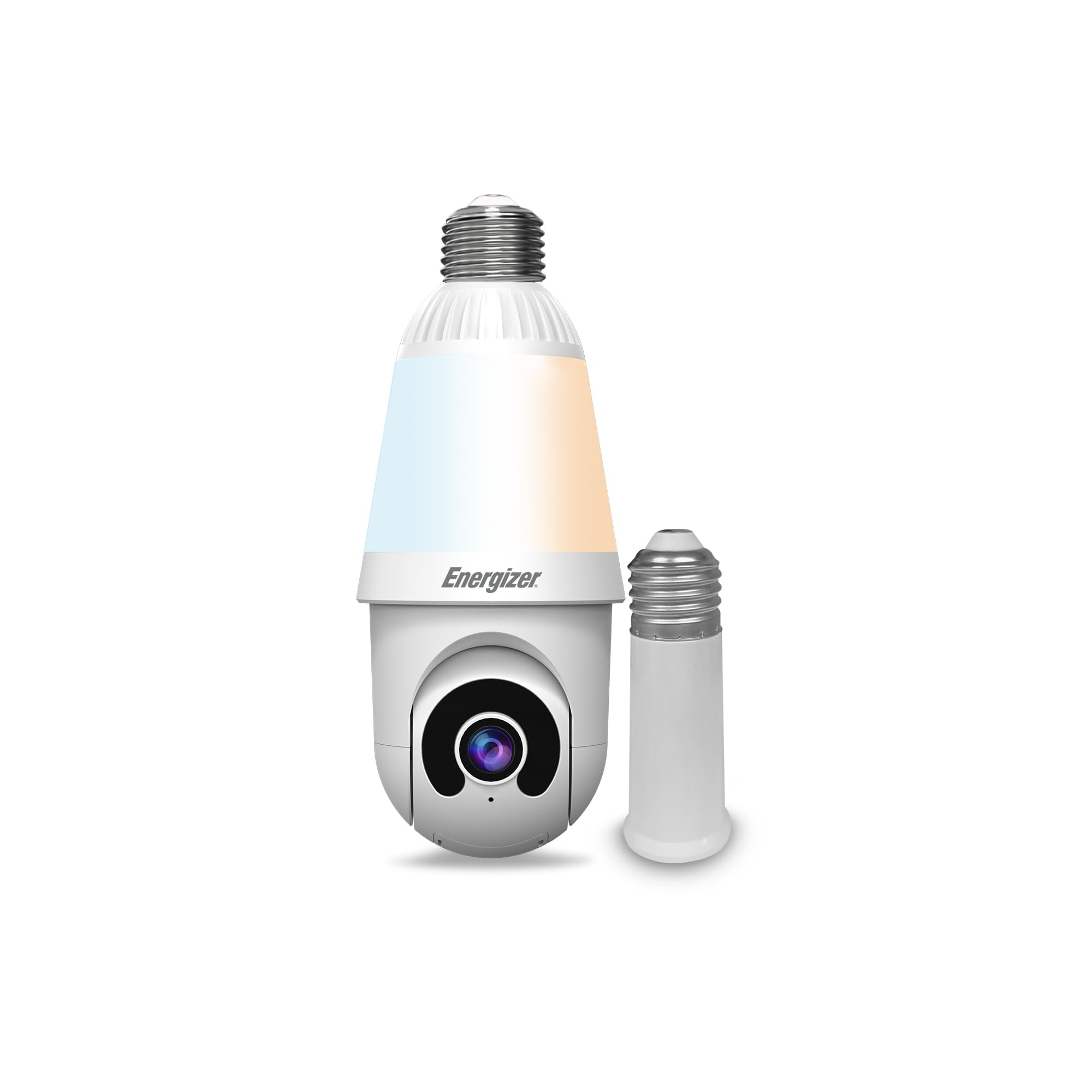 New Energizer Smart 2K Light Bulb Camera - PanTilt Auto Tracking 1000 Lumens LED