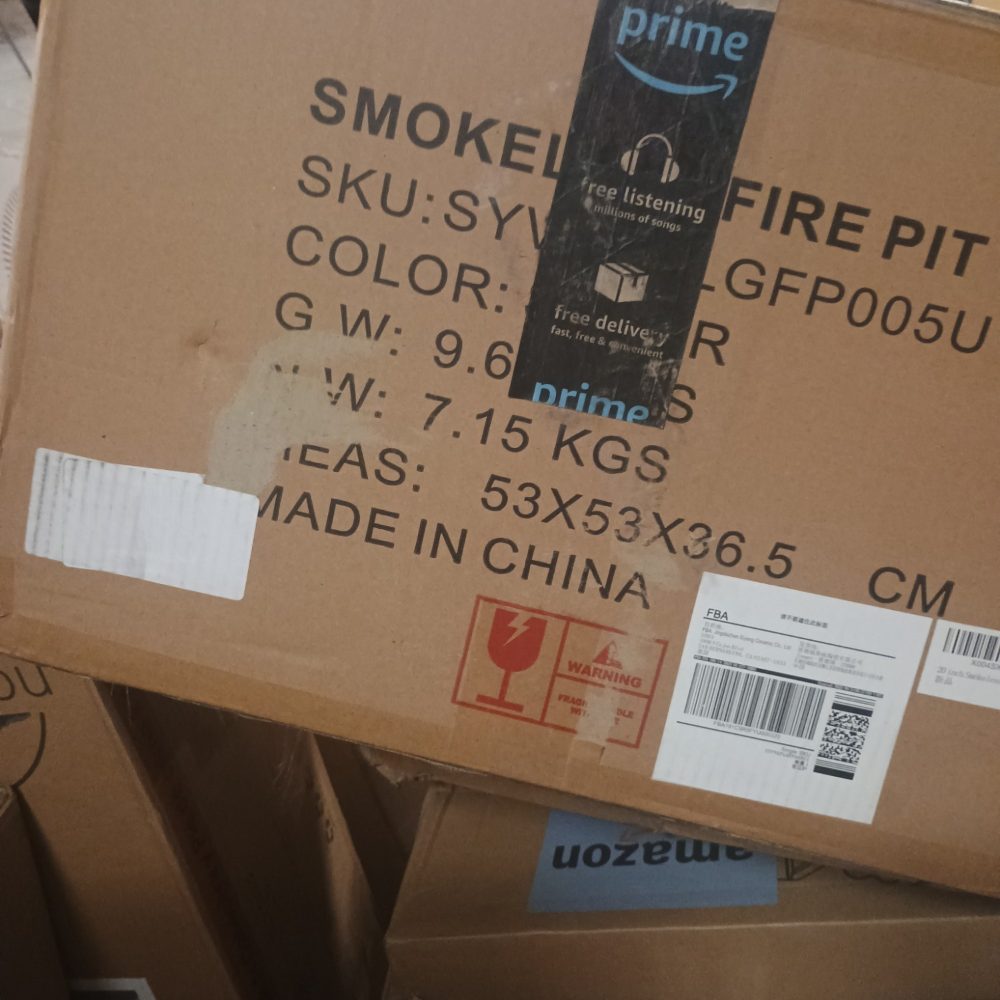 Open-Box New Vivagarden 19.5 Smokeless Wood Burning Fire Pit with Carry Bag Retail $85.00