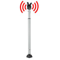 BRINKS Portable Alarm Door Security Bar, Adjustible Length Door Jammer Retail $54.00