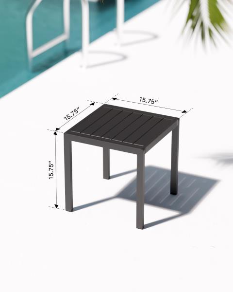 WOAJNQO Outdoor Side Table Retail $69.00