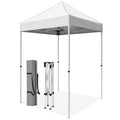 INTER HUT 5x5 Pop Up Canopy Tent, Instant Portable Beach Canopy, Outdoor Tent with Carry Bag for Camping, Sports, Tailgating, Events, White Retail $99.00