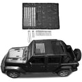 Full-Body Mesh Sun Shade Bikini Top Cover for 2018-2026 Jeep Wrangler JL 4-Door Black  White Retail $34.00
