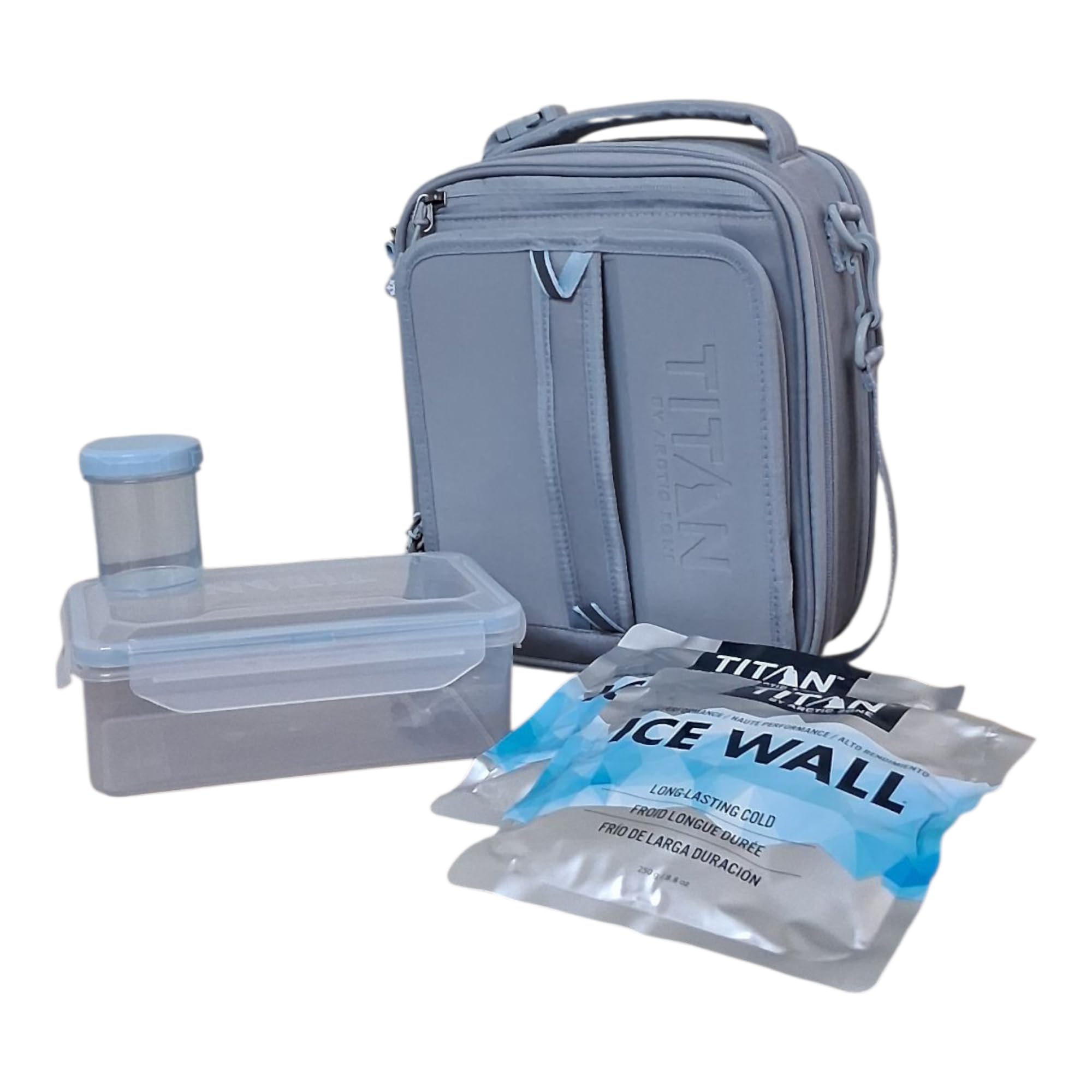 Pale Frost Expandable Insulated Lunch Box Cooler with 2 Ice Walls  Leak-Proof Lining Retail $44.00