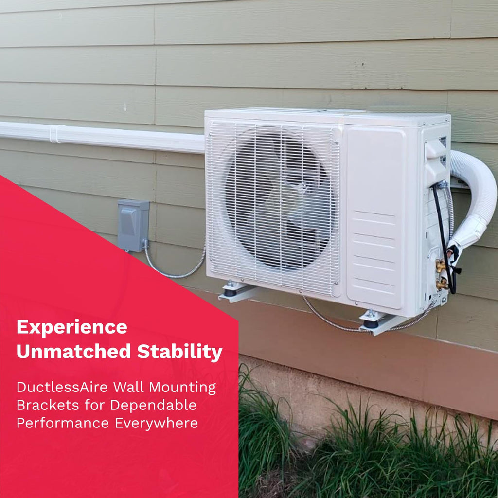 DuctlessAire Outdoor Wall Bracket - Mini Split Mounting Bracket - Ductless Air Conditioner Wall Mount - Mini Split AC/Heating System Accessories for Window AC, HVAC, Heat Pump & More (9000-36000 BTU) Retail $32.00