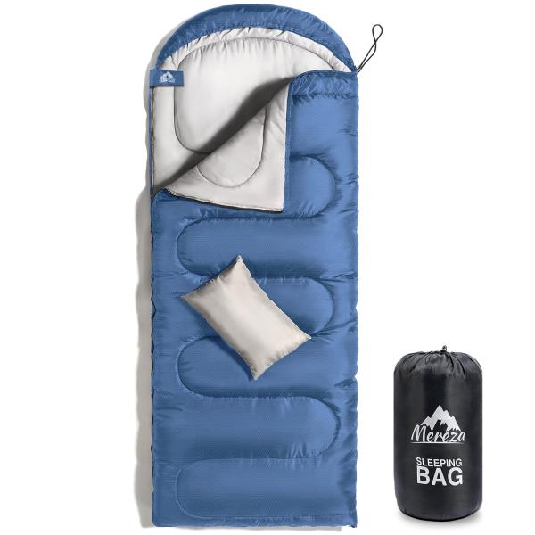 Degree Winter Sleeping Bag for Adults and Kids 32.3 x 90.5 Inch Yale Blue