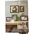 Mikasa Black Set of 5 Enamel Photo Frames Retail $35.00